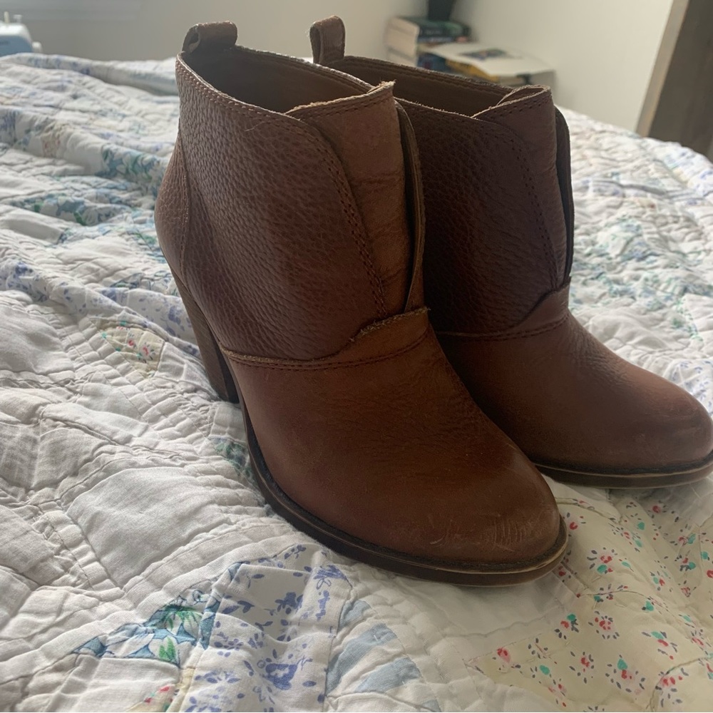 Brown booties